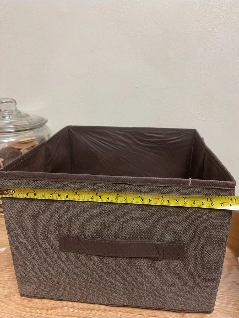 4 pieces Brown Fabric Storage Bin - Home Accents